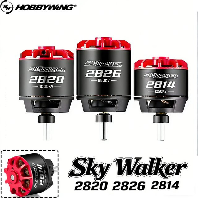 Hobbywing Skywalker Brushless Motor, für RC-Flugzeuge mit Fester Tragfläche - Bild 1