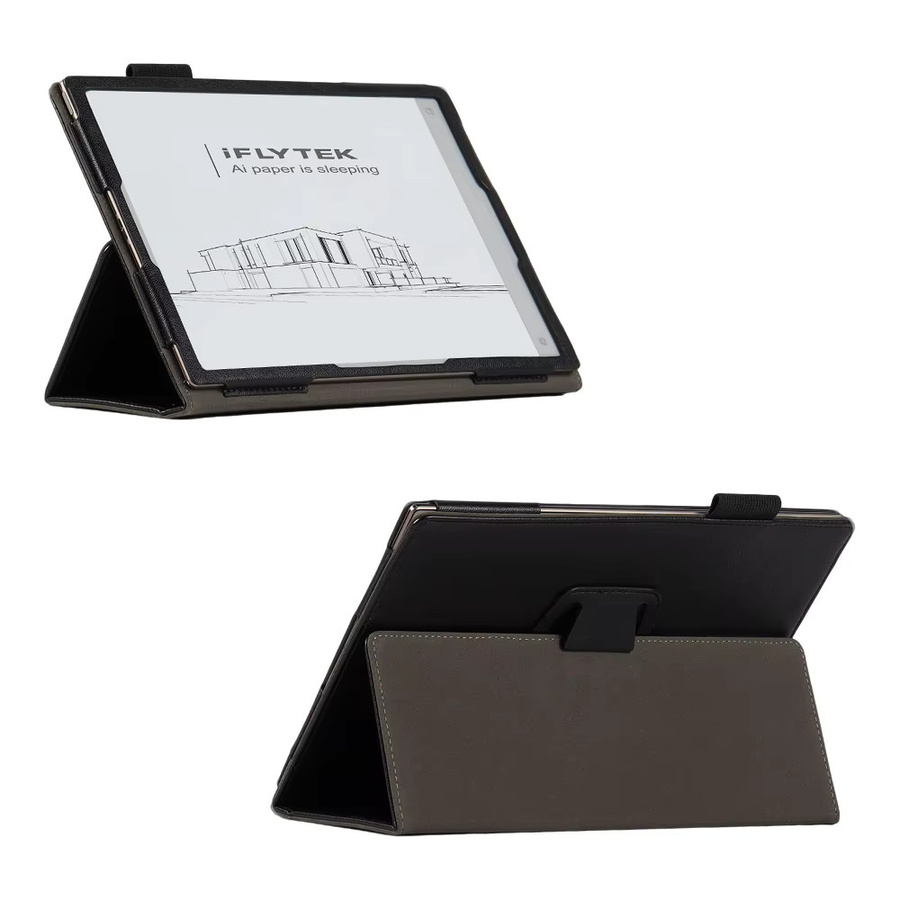 MINGFENG Handheld-Hülle aus PU-Leder für iFlytek AINote 2 Tablet mit 10,65 Zoll Display, Magnetdesign, Stifthalter und Aufweckfunktion, Schwarz - Bild 2