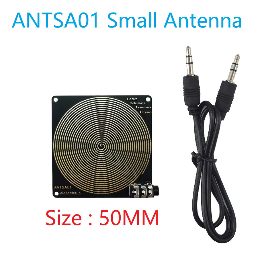 Eletechsup Schumann-Resonanz-Generator mit externer Antenne und 3,5 mm Audioeingang, einstellbar von 0,01-300 kHz, Farbe: Anthrazit - Bild 4