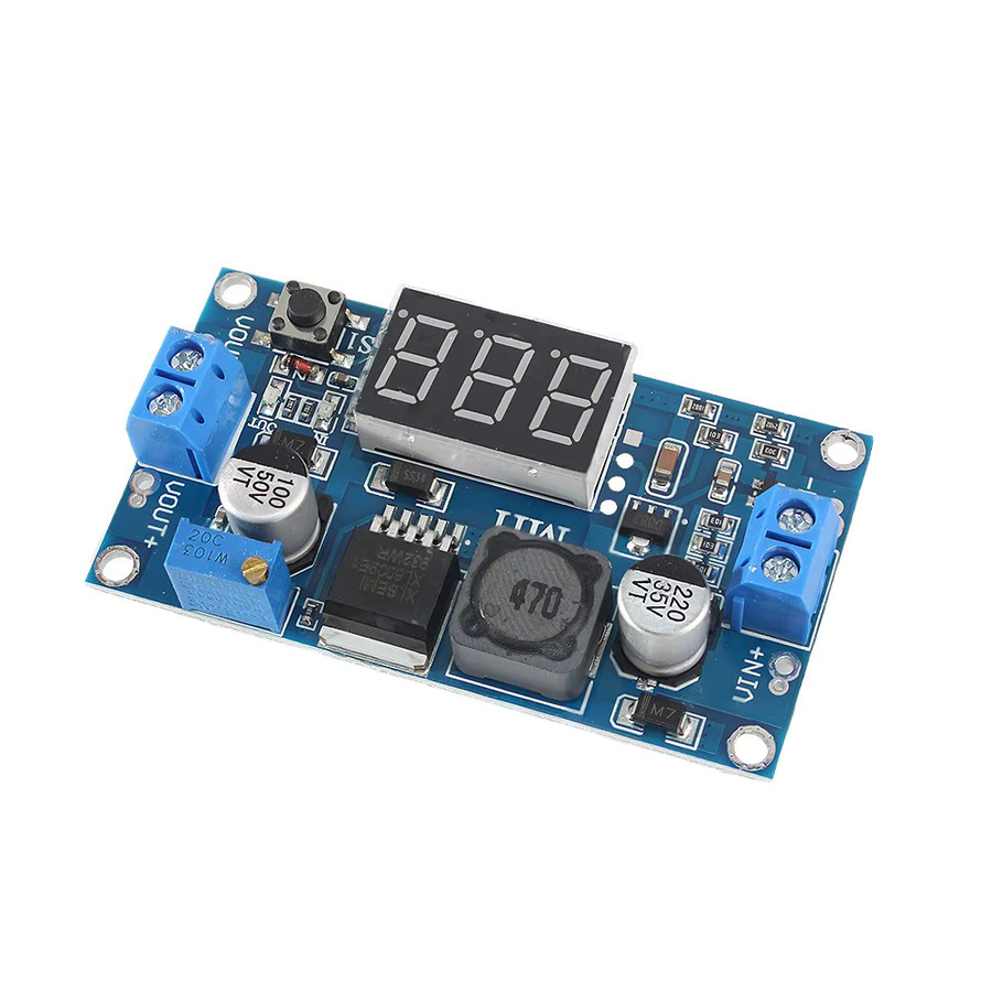 XL6009 Boost-Modul DC-DC Step-Up-Stromversorgungsmodul mit Digitalanzeige in Blau - Bild 3