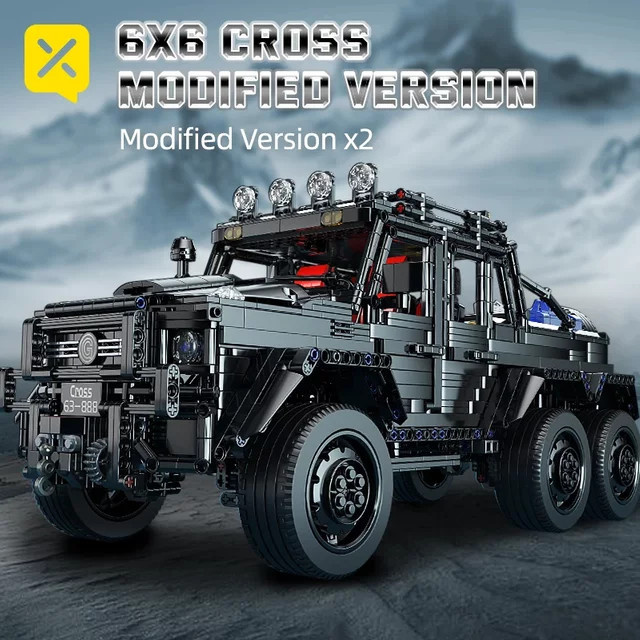 KAVOWORLD Schwarzer Geländewagen-Bausteine, Modell, 3224 Teile - Bild 1