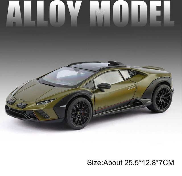 Linyi toy car Huracan Sterrato Lp770 Automodell, 1:18, Metall Druckguss, mit Licht und Geräusch, ab 14 Jahren - Bild 1