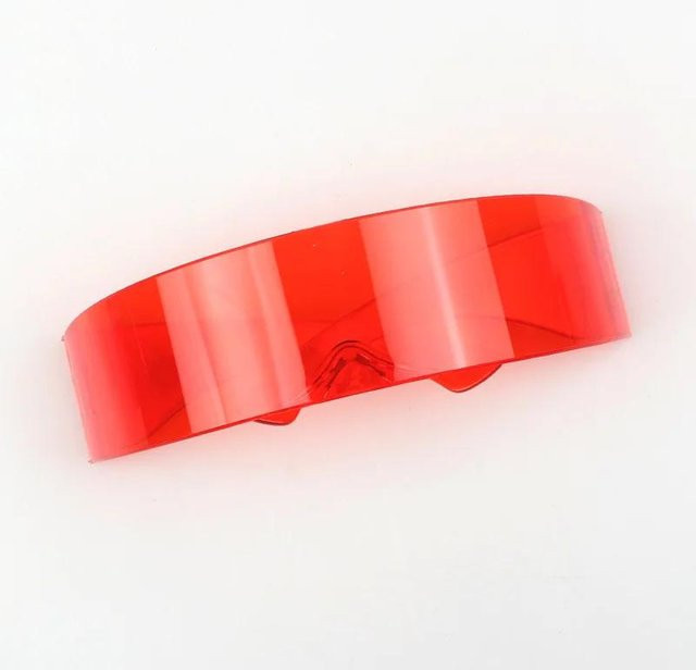 Yiran glasses Sonnenbrille, wrap, rimless, plastic, women, red - Bild 1