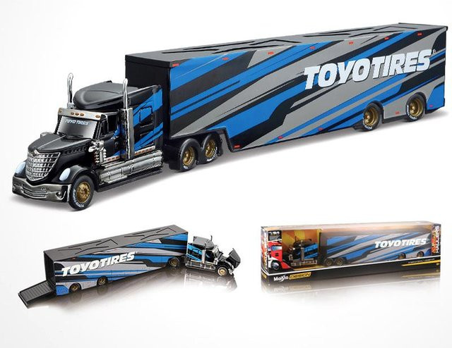 Maisto Mack Anthem Lonestar Up Transport, Anhängermodell, 1:64, Metall, ab 14 Jahre - Bild 1