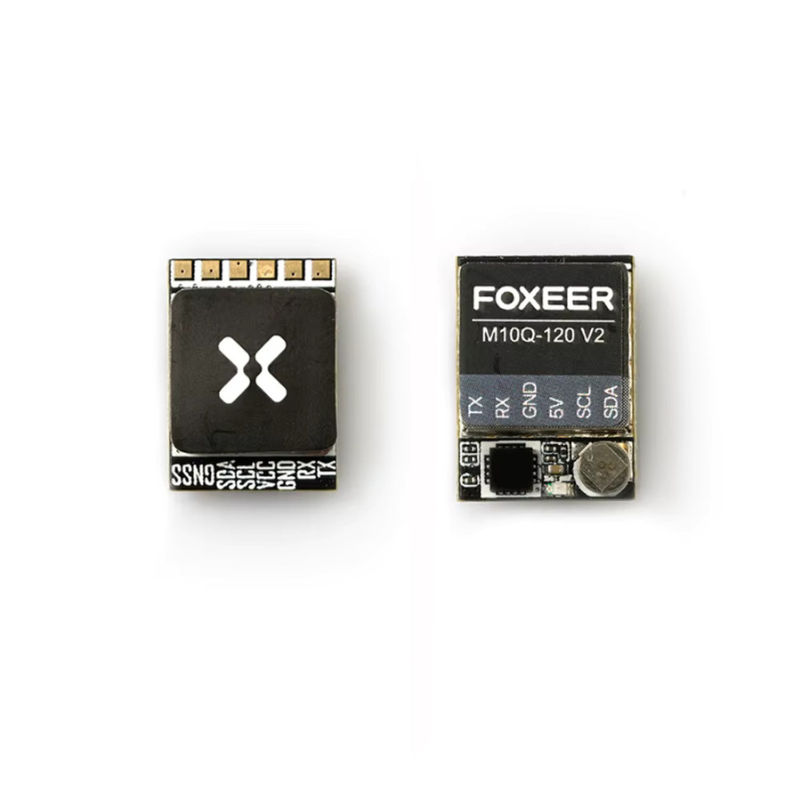 Foxeer M10Q V2 Dual Protocol GPS Modul mit integriertem Kompass und U-Blox M10050 in Schwarz - Bild 2
