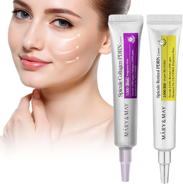 Mary&May Spicule Retinol Kollagen PDRN Gesichtspflege-Set, Creme mit Panthenol und CICA - Bild 1