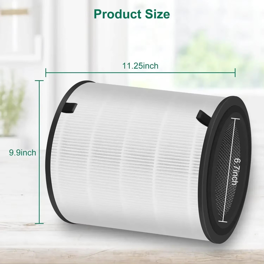 Levoit Ersatzfilter für Luftreiniger LV-H133 und LV-H133-RF, 3-in-1 HEPA- und Aktivkohlefilter in Weiß - Bild 2