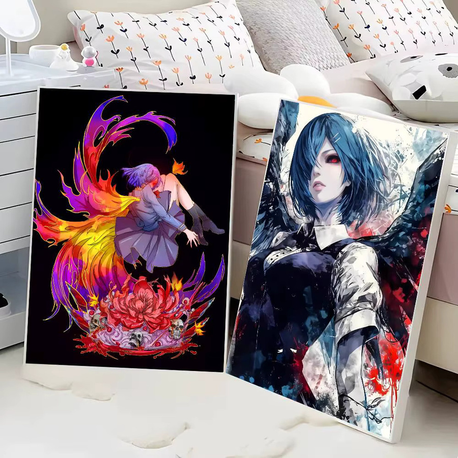 Anime Manga Poster Touka Kirishima Tokyo Ghoul Vintage Wandkunst aus Papier, B/H: 15 x 15 cm - Bild 4