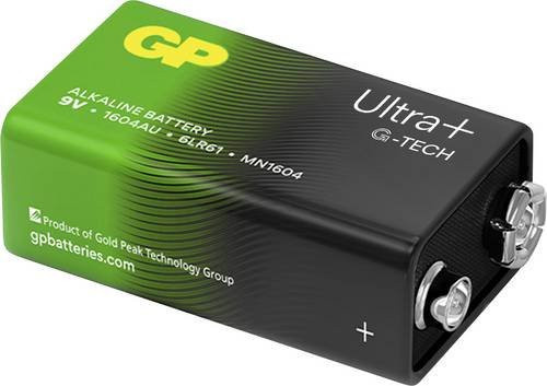 GP Ultra Plus 9V Block-Batterie Alkali-Mangan in Multicolor - Bild 1