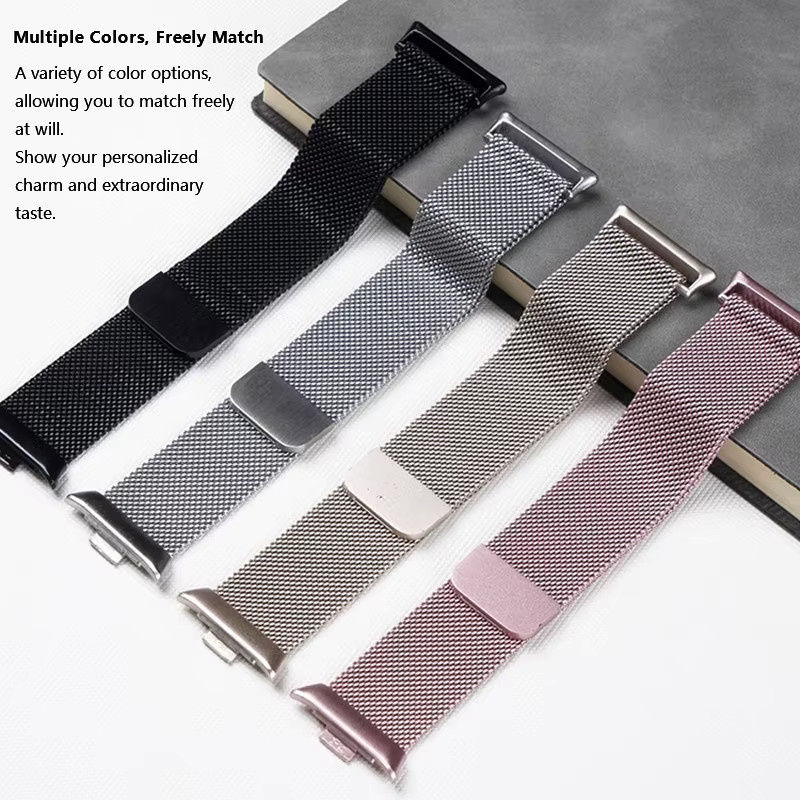 eelhoe Uhrenarmband Milanese, Edelstahl, Silber, Unisex - Bild 3