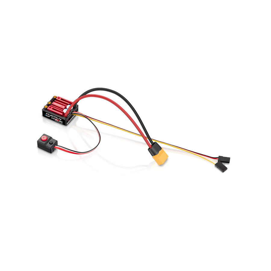 HOBBYWING QuicRun Sensorless Brushless WP 10BL80 80A ESC, für 1/10 RC Crawler Off-Road Modellautos - Bild 4