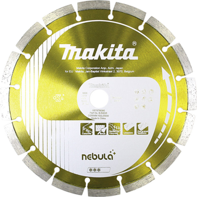 Makita Nebula Diamantscheibe für Beton und Stahlbeton Durchmesser: 230 mm, Bohrung: 22,23 mm - Bild 2