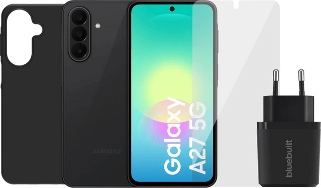 Samsung Galaxy A27 5G Smartphone mit 256 GB Speicher in Schwarz inklusive Zubehörset - Bild 1
