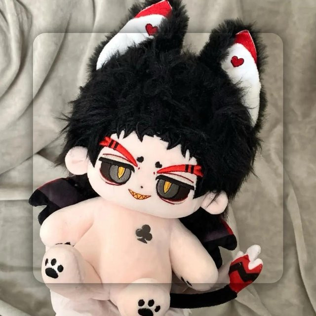 Yiran toy Hazbin Hotel Husk Plüschtier, 20cm, ab 14 Jahren - Bild 1