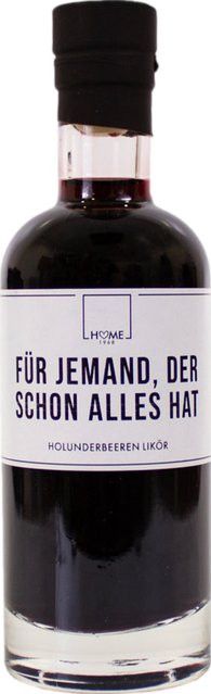 Home 1968 Holunderbeerenlikör, Deutschland, 20% Vol., 0,2 l - Bild 1