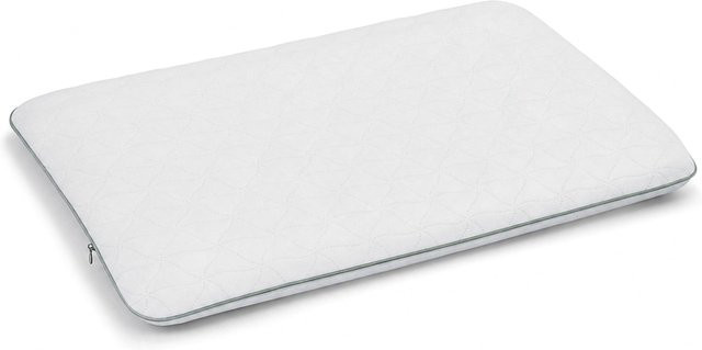 hERZtal Orthopädisches Kinderkissen aus Memory-Foam mit abnehmbarem Bezug, Weiß, B: 45 cm, T: 30 cm, H: 8 cm - Bild 1