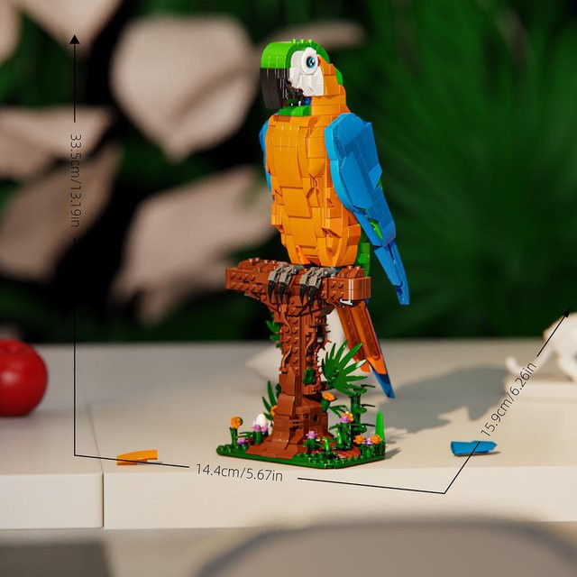 Yiran toy Papagei Bausteine Bausatz 1138 Teile - Bild 1