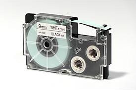 Casio Schriftbandkassette XR-9WE in Weiß, 9 mm breit - Bild 1