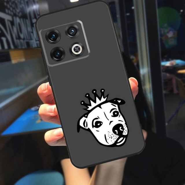Handyhülle Staffy Staffordshire Bull Terrier für OnePlus 13 12R 11 9 10 Pro 8T 9RT 10T OnePlus Nord 4 CE 2 3 Lite N30 N20 in Schwarz - Bild 1