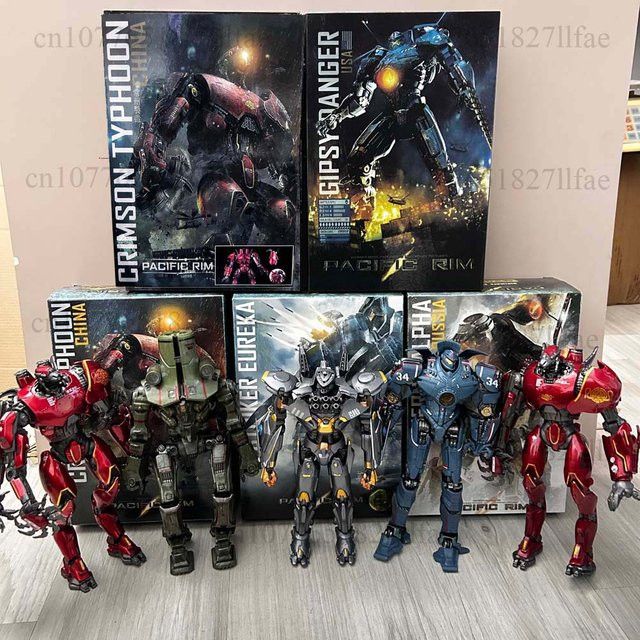 NECA Pacific Rim Gipsy Danger Mecha Figur mit LED-Funktion in Obsidian Fury Armor Edition - Bild 1