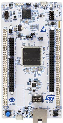 STMicroelectronics NUCLEO-H753ZI Entwicklungsboard mit USB-C Anschluss in Weiß - Bild 1