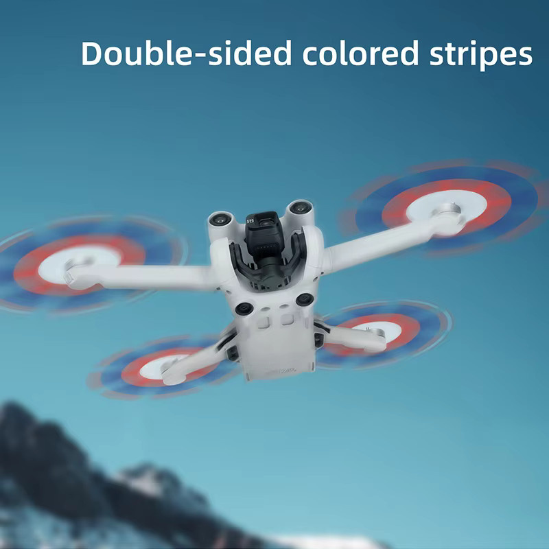 DJI 6030F Ersatzpropeller Set für Mini 3 Pro und Mini 4 Pro, 8 Stück, Schwarz und Silber, geräuscharm und leicht - Bild 2