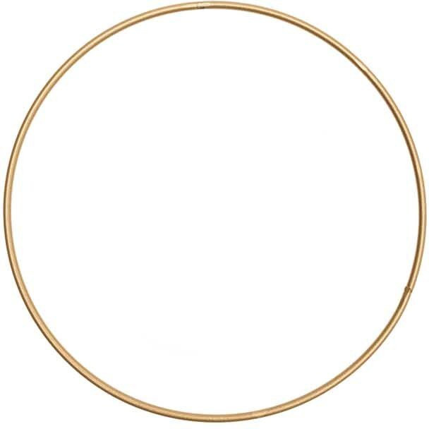 Rico Design Metallring in Gold mit einem Durchmesser von 15 cm - Bild 1