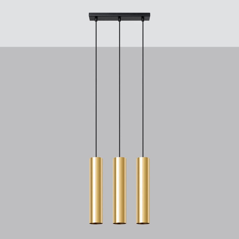 SLV Lagos Moderne Pendelleuchte aus Metall in Gold, 3 x GU10 - Bild 6