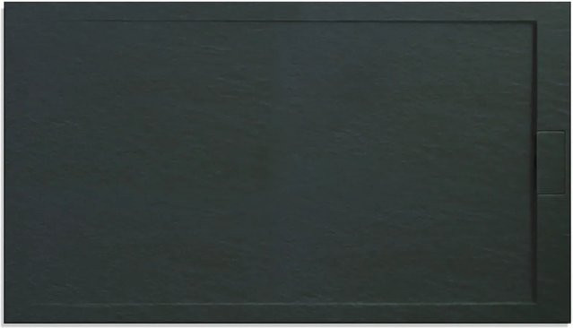 Ottofond Duschwanne Zona Rechteck aus Mineralguss, Anthrazit, B/T: 100 x 90 cm - Bild 1