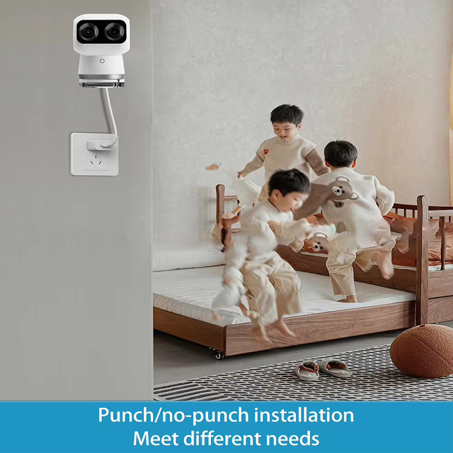 Eufy Security Indoor Cam S350 Wandhalterung aus Acryl in Transparent, platzsparende Wandhalterung ohne Bohren - Bild 1