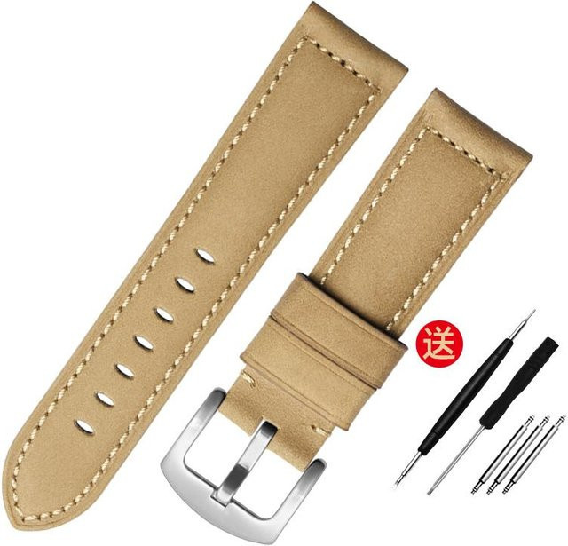 Freesh Uhrenarmband Leder, Vintage, Herren, 22 mm - Bild 1
