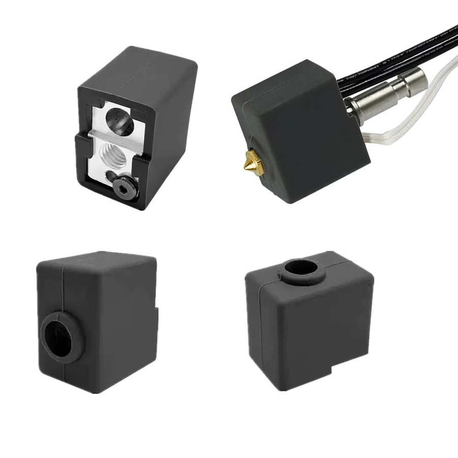 Anycubic Silikonsocken für Kobra S1 und S1 Combo Hotend-Schutzabdeckung in Schwarz - Bild 3