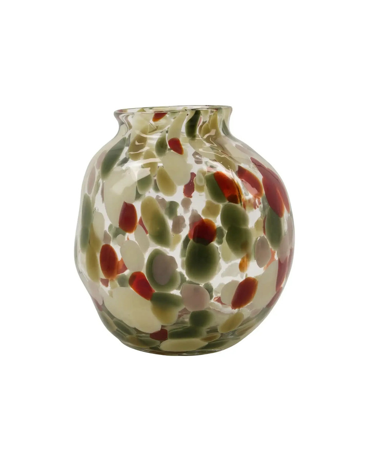 House Doctor Vase Dot mehrfarbig mit Punktmuster Höhe: 22 cm - Bild 1