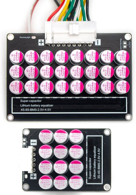 Dykbcells Aktiver Equalizer Balancer für LiFePO4 Li-Ionen Lipo Batterien in Schwarz - Bild 1