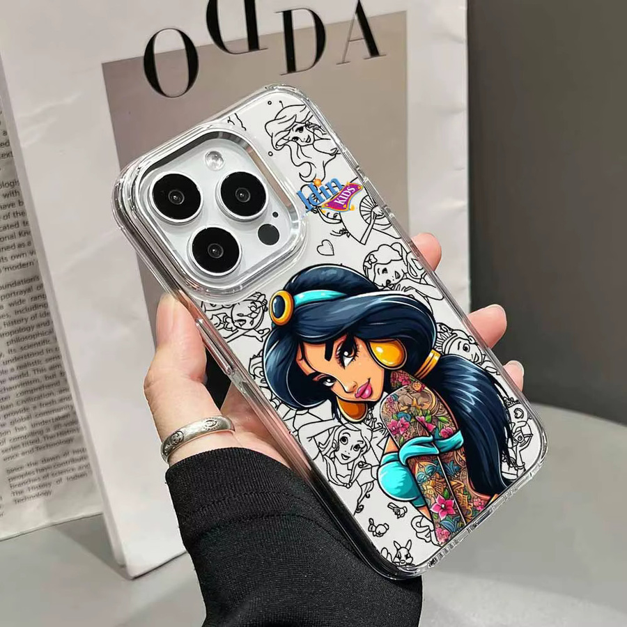 Aladdin Jasmine Princess Handyhülle für Google Pixel 10 9 8 Pro XL transparente weiche TPU Silikon Schutzhülle - Bild 2