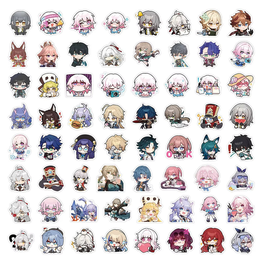 Honkai Star Rail Aufkleber, Charile, Bunt / Mehrfarbig, Set / Bundle - Bild 4
