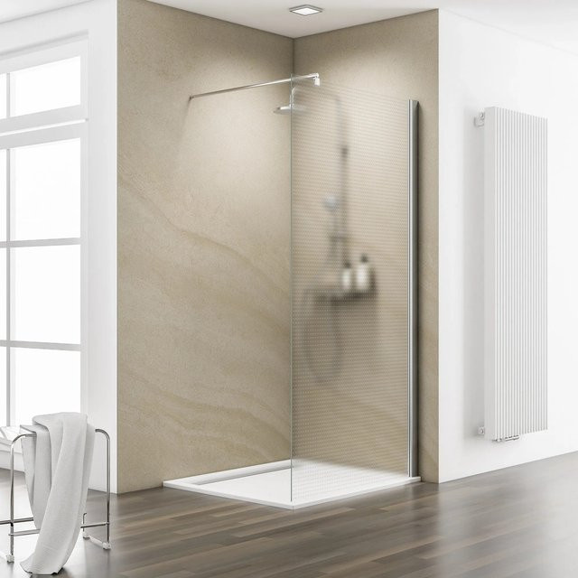 Schulte Walk In Duschkabine MasterClass Carré in Chromoptik mit transparentem Glas, B: 120 cm, H: 200 cm - Bild 1
