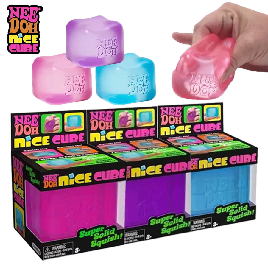 Nee doh Nice Cube, Sensorisches Anti-Stress-Spielzeug, Würfel zur Angstlinderung - Bild 2