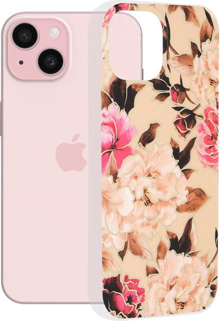 Techsuit Handyhülle für Apple iPhone 15 in Beige mit Marble Design - Bild 1