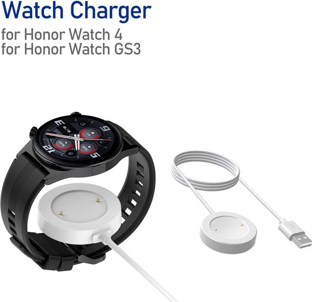 Honor Uhrenladegerät, Ladekabel, Weiß, Silikon - Bild 1
