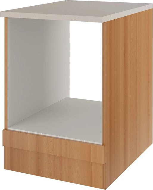 Flex-Well Küchen-Herd-Umbauschrank Nano in Buche Nachbildung, braun, Breite: 60 cm, Höhe: 85 cm, Tiefe: 60 cm - Bild 1