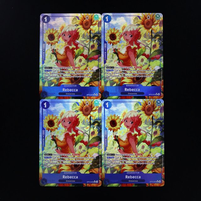 Bandai One Piece Rebecca, Sammelkarten, Englisch, Blau - Bild 1
