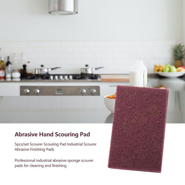 Scotch-Brite Set industrielle Schleifpads rote Abrasive Finishpads - Bild 1