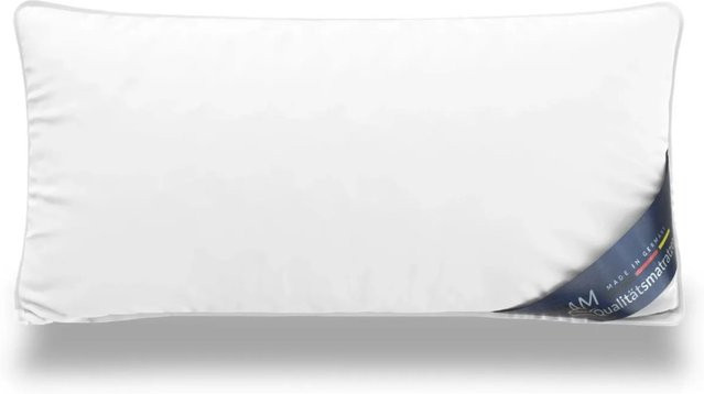 AM Qualitätsmatratzen Premium Daunenkissen in Weiß mit 3-Kammer-System, DOWNPASS zertifiziert, B/H: 40 x 80 cm - Bild 1