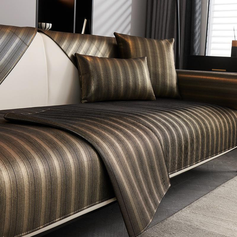 Rutschfeste Chenille-Sofamatte von Your Warm Home als luxuriöses Eckcouchkissen und Sitzpolster für dein Wohnzimmer, B/B/H: 70 x 70 cm - Bild 3