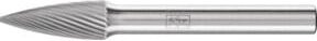 PFERD Hartmetall Frässtift Spitzbogen SPG universal fein, Durchmesser: 8 mm, Länge: 20 mm, Schaft-Durchmesser: 6 mm, Farbe: Silber - Bild 1