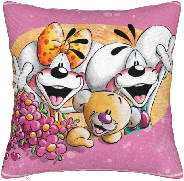 Diddl Diddlina Kissenbezug von JMG Clothing in Pink, B/B: 50 x 50 cm - Bild 1