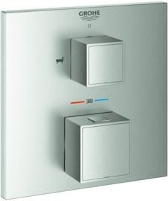 Grohe Grohtherm Cube UP-WA-THM Fertigmontageset Thermostat mit 2-Wege-Umsteuerung in Chrom - Bild 1