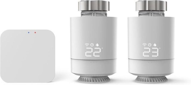 HAMA WLAN Heizungssteuerung Set mit 2 smarten Heizkörperthermostaten und Zentrale (00176593) - Bild 1