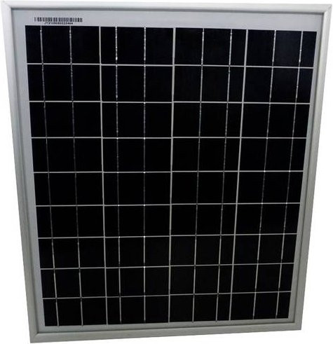 Phaesun Sun Plus Monokristallines Solarmodul 20W 12V in Schwarz - Bild 1